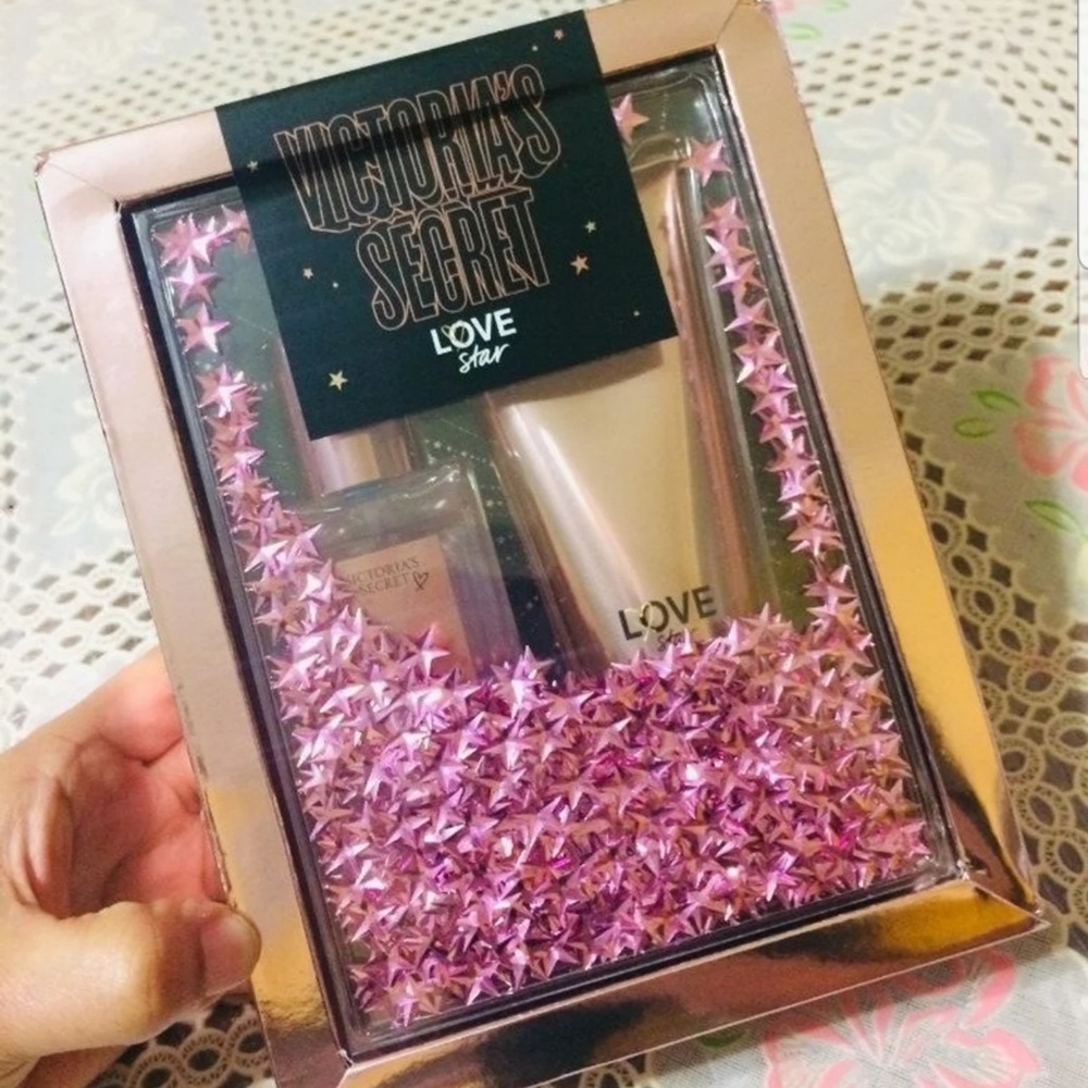 Victoria secret set Love star mist lotion